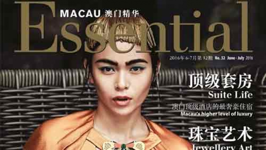 Mau Thuy appears on cover of Macau Essential 