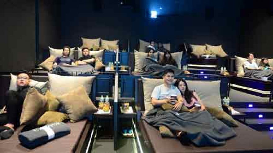 Snuggle in at HCM City’s very first bed cinema