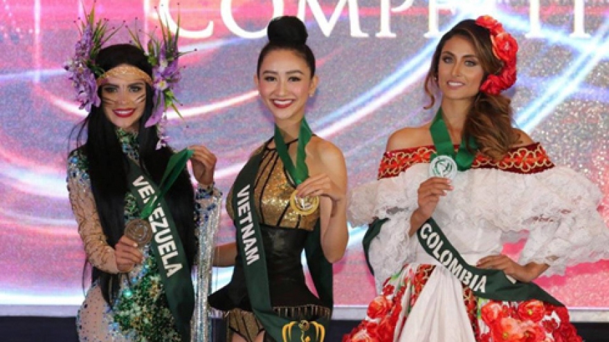 A look back at Ha Thu in Miss Earth 2017 pageant