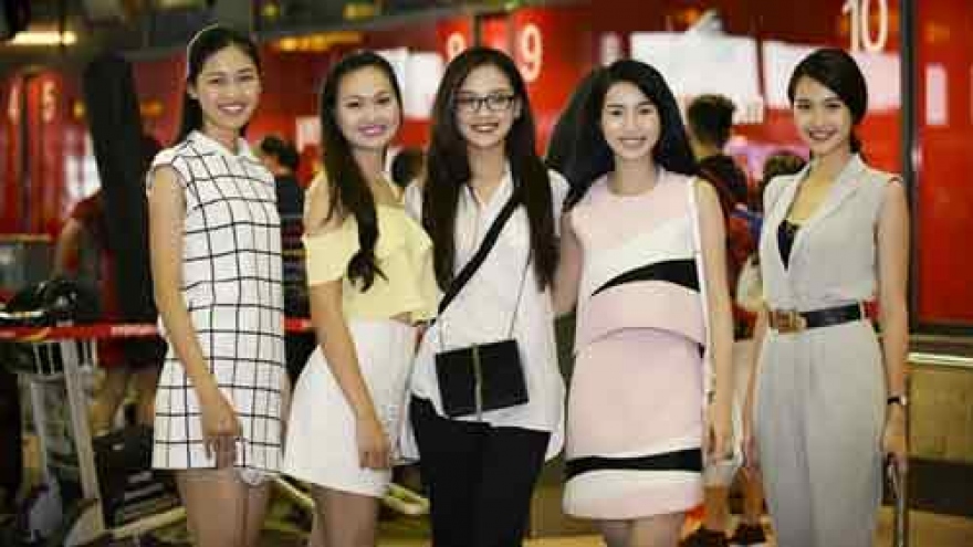 Miss Vietnam finalists arrive in HCM City