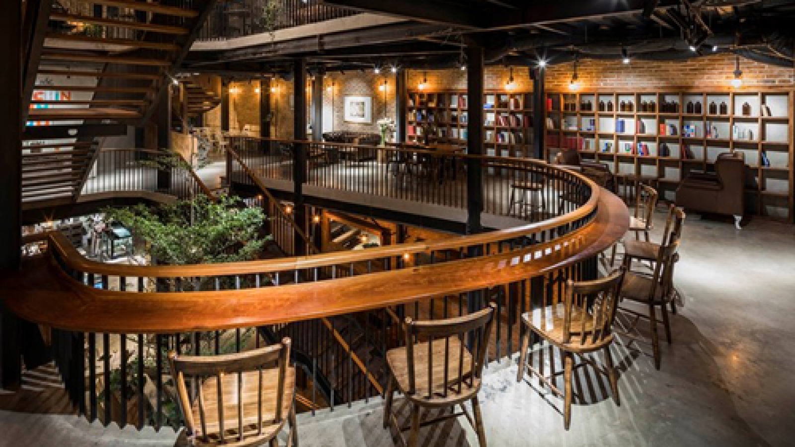 Unique architecture of Haiphong City café