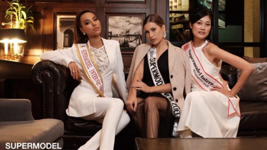 Kha Trang dazzles at Supermodel International 2018