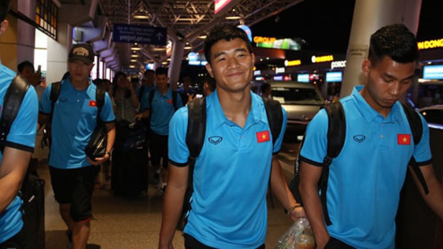 Vietnam’s Olympic team continue training in Binh Duong