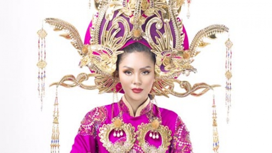 Kim Nguyen prepares outfits for Miss Asia 2018