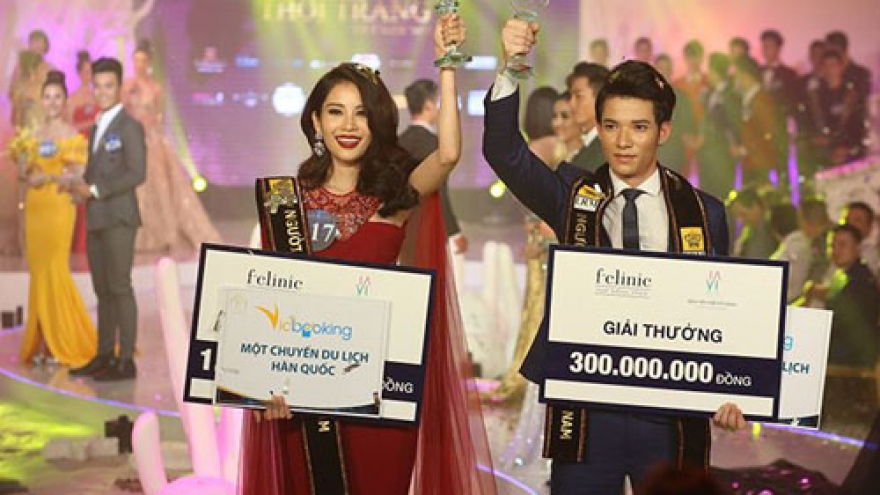 Le Nam, Sy Hung win top prizes at Vietnam Top Fashion Models contest