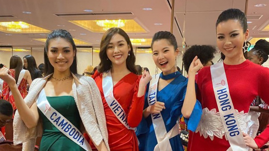 Tuong San participates in busy opening days at Miss International 2019