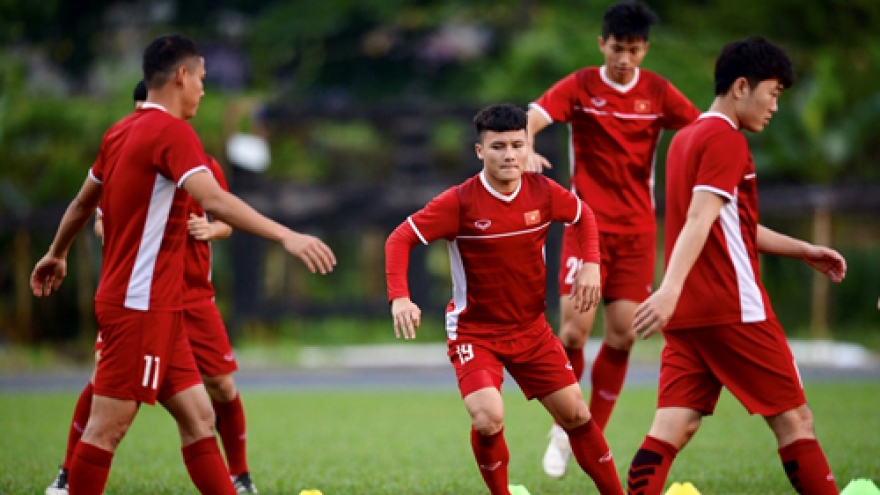 National team hold first training session in Myanmar