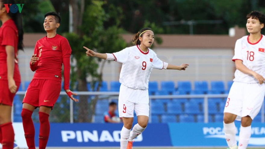 Vietnam’s women enjoy comfortable 6-0 win over Indonesia at SEA Games 