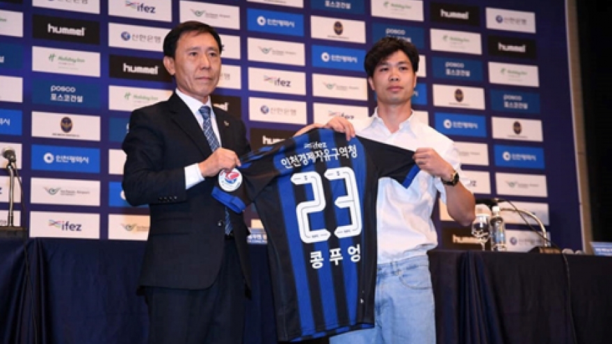 Incheon United FC unveil Cong Phuong