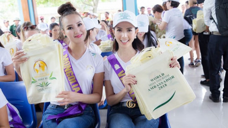 World Miss Tourism Ambassador hopefuls raise environmental awareness