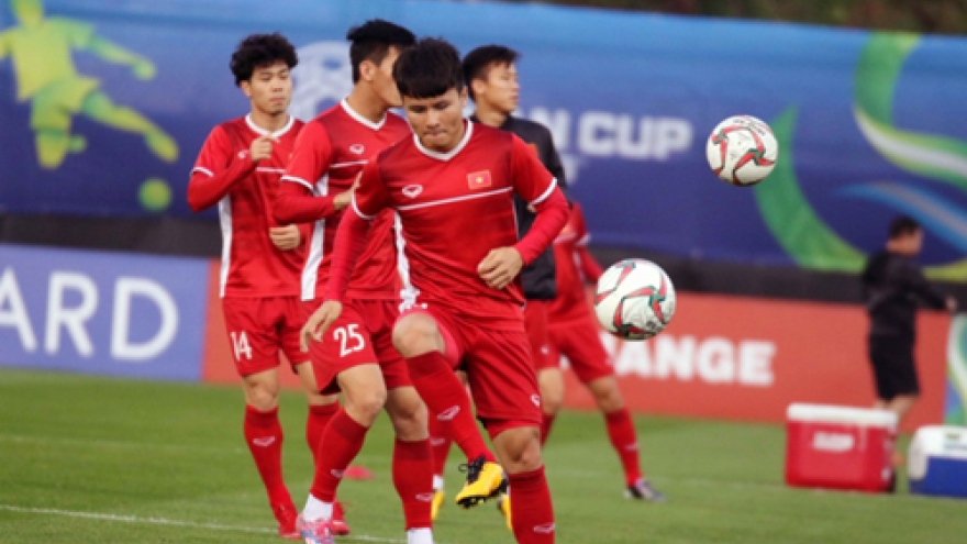 
        National squad prepares for Asian Cup opener against Iraq 
                          
                      