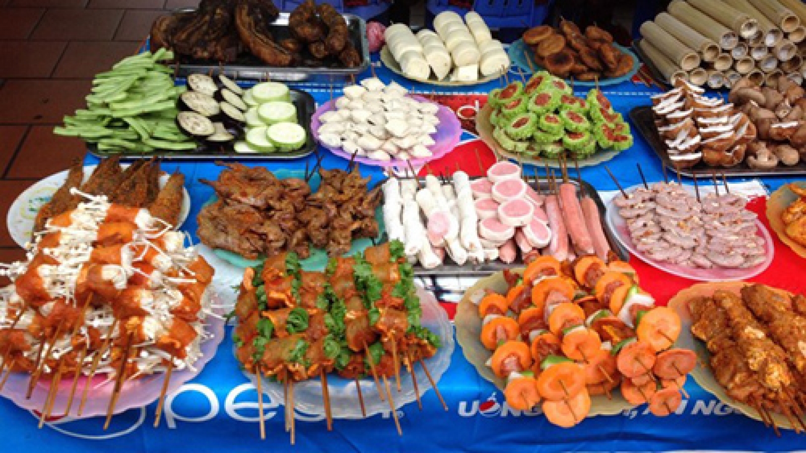 Delicious grilled food of Sapa town