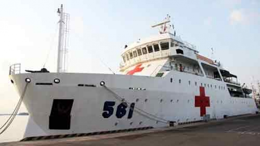 Images of Southeast Asia’s biggest hospital ship