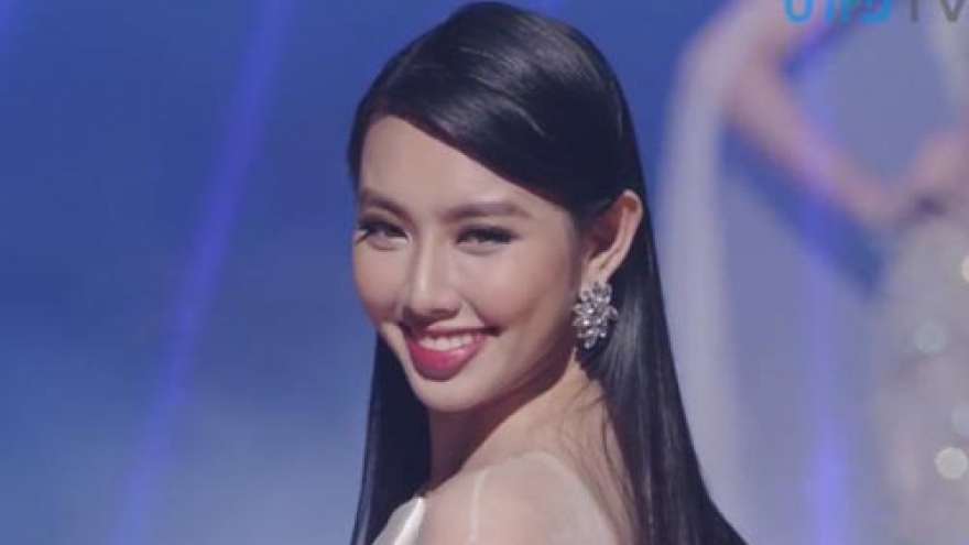 Thuy Tien graceful in Miss International’s evening gown session