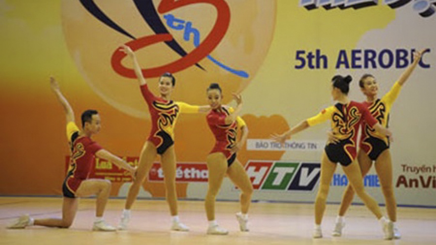 Ten golds for Vietnam at Asian aerobic championships