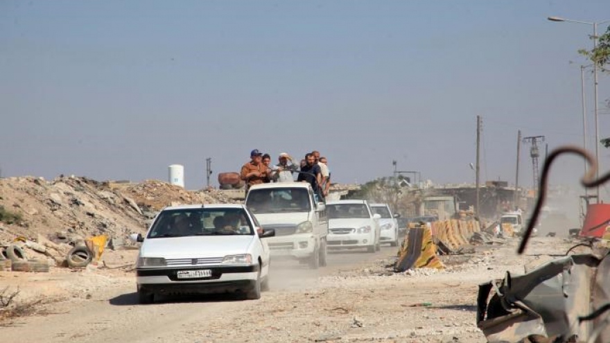 Syrian army secures road to Aleppo: state TV