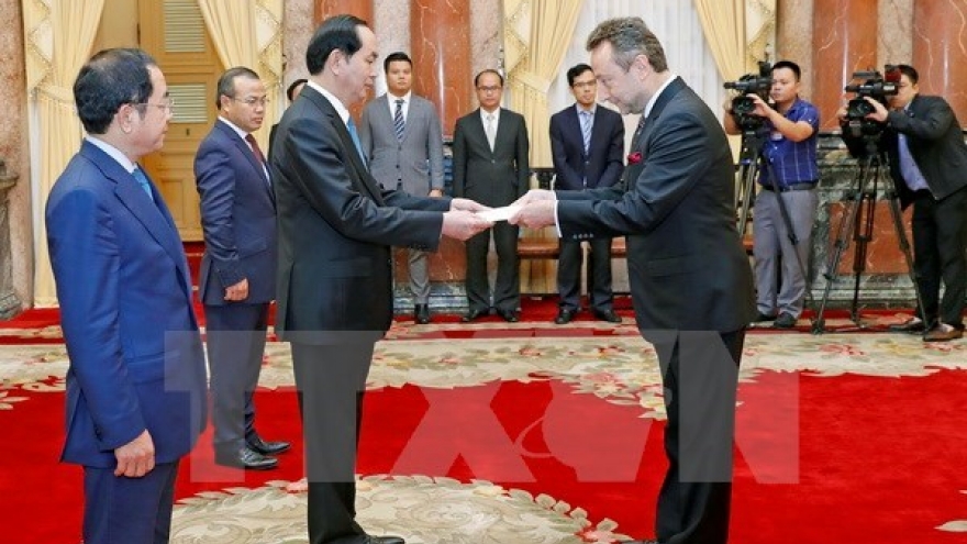 President receives newly-accredited ambassadors