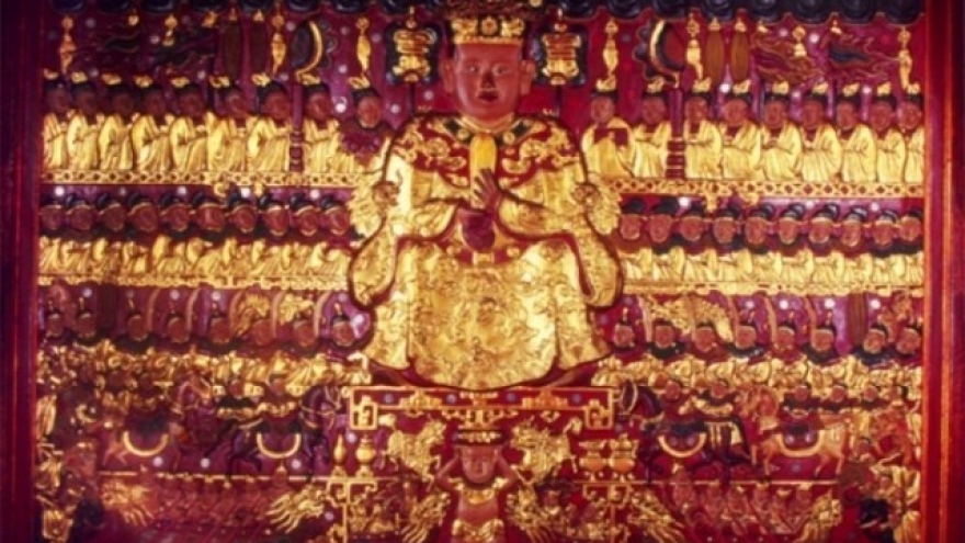 Relief of legendary ancestor listed among national treasure pieces