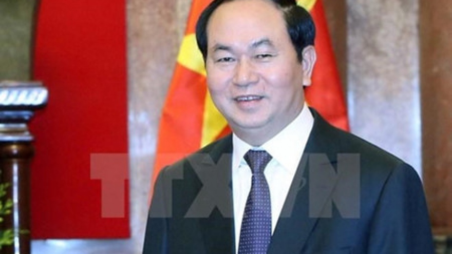 President hails special Vietnam-France relations