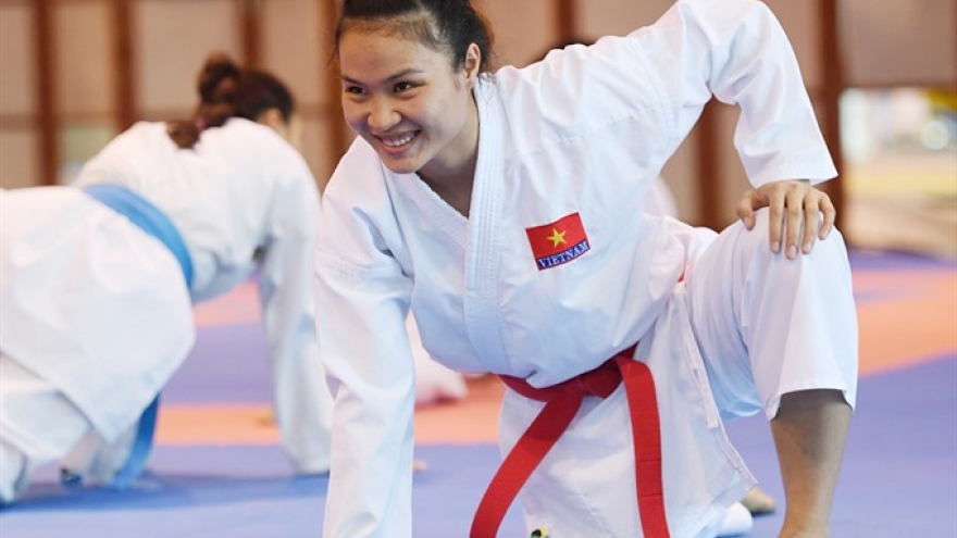 
        Karate athletes seek gold medals at SEA Games
                              