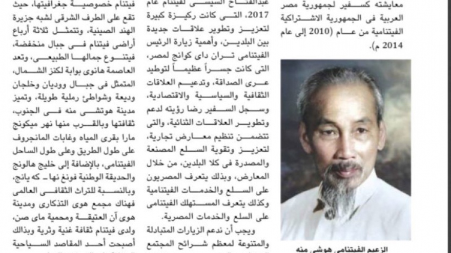 Egypt Ministry of Foreign Affairs' Magazine hails ties with Vietnam