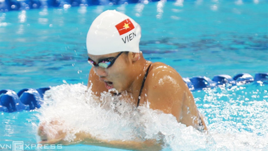 Anh Vien reaches finals at FINA Swimming World Cup