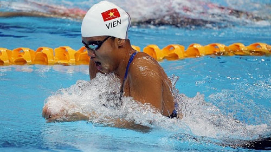 Anh Vien aims high for Asian Swimming Championship 2016