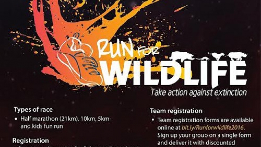 Run for wild animals held in Hanoi