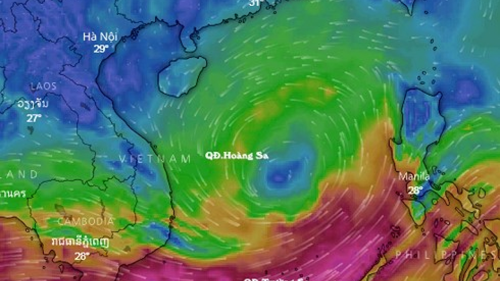 East Sea low pressure system concerns forecasters
