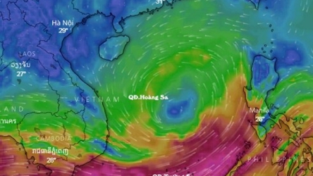 East Sea low pressure system concerns forecasters