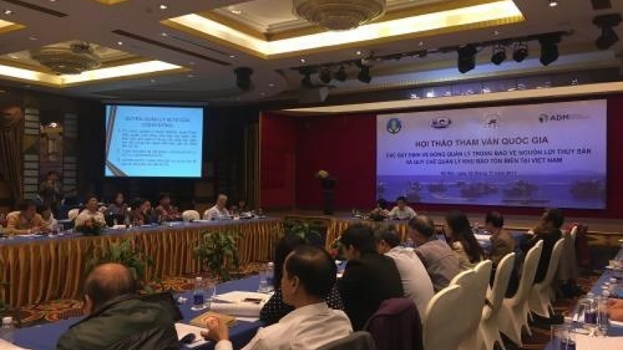 Workshop talks co-management of aquatic resource protection