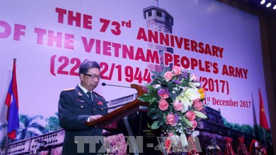 Founding anniversary of Vietnamese army observed in Laos