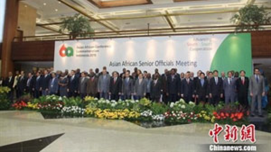 Asian-Africa development meeting kicks off in Indonesia