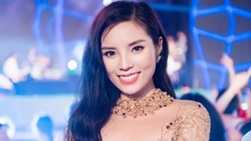 Keeping up with Ky Duyen in a rich gown by Hoang Hai