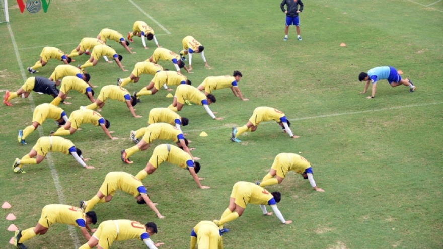 U23 squad trains hard ahead of AFC Championship