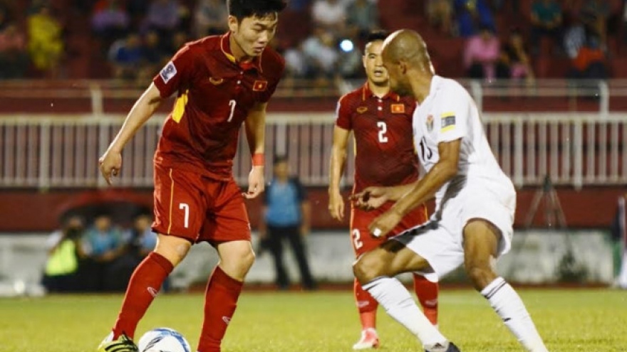Vietnam football team ties goalless with Jordan