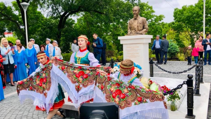 Ho Chi Minh monument inaugurated in Russia