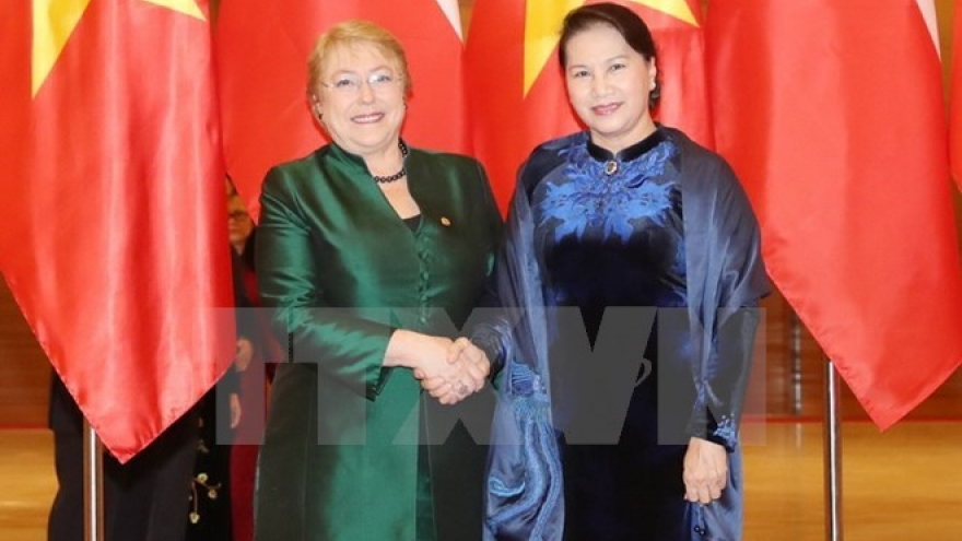 NA Chairwoman hosts Chilean President