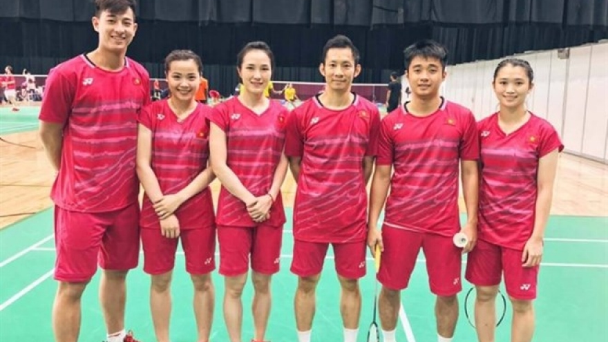 Vietnamese badminton team enjoys first win at Sudirman Cup