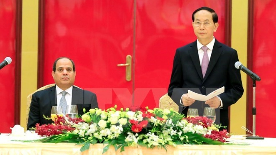 Egypt willing to enhance ties with Vietnam: President