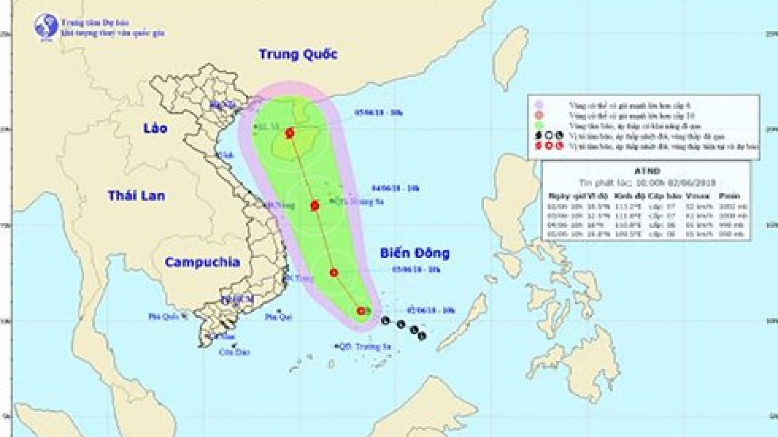 East Sea tropical low pressure likely to become storm