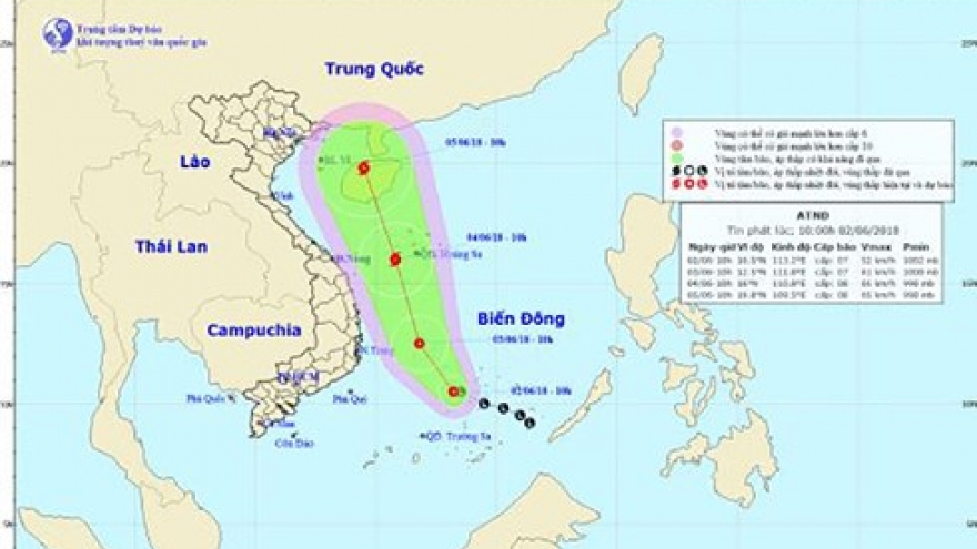 East Sea tropical low pressure likely to become storm