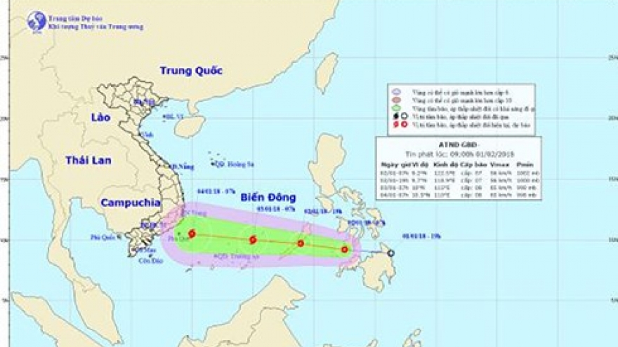 Tropical depression likely to strengthen into storm in East Sea