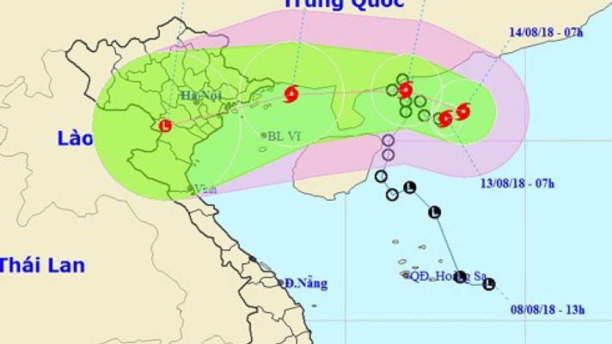 Tropical depression strengthens into typhoon as it nears East Sea