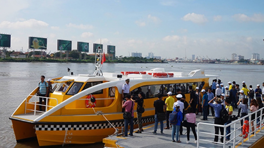 Saigon's first river buses tied up due to construction delays
