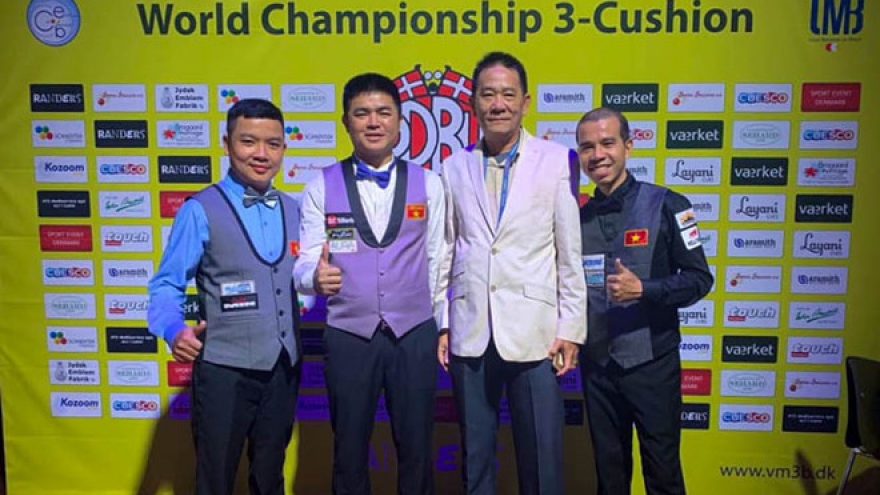 VN players shine at Carom Billiard 3-Cushion World Championship 