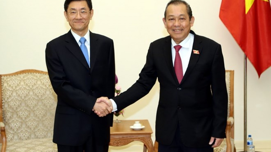 Deputy PM receives Chinese deputy minister of state security