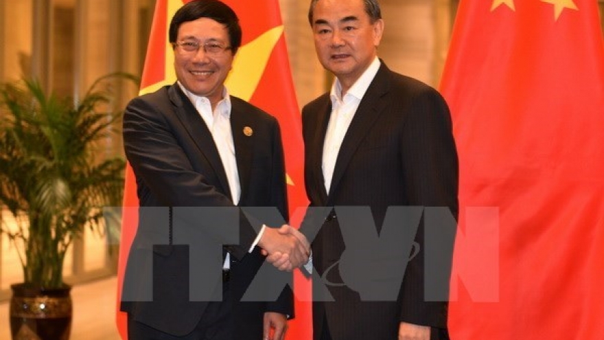 Deputy PM Pham Binh Minh meets Chinese Foreign Minister
