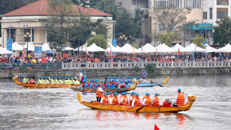 Open Hanoi Dragon Boat Racing Festival 2019 begins