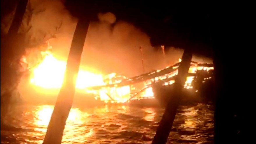 Fishing boat fire causes the loss of nearly VND10 billion 